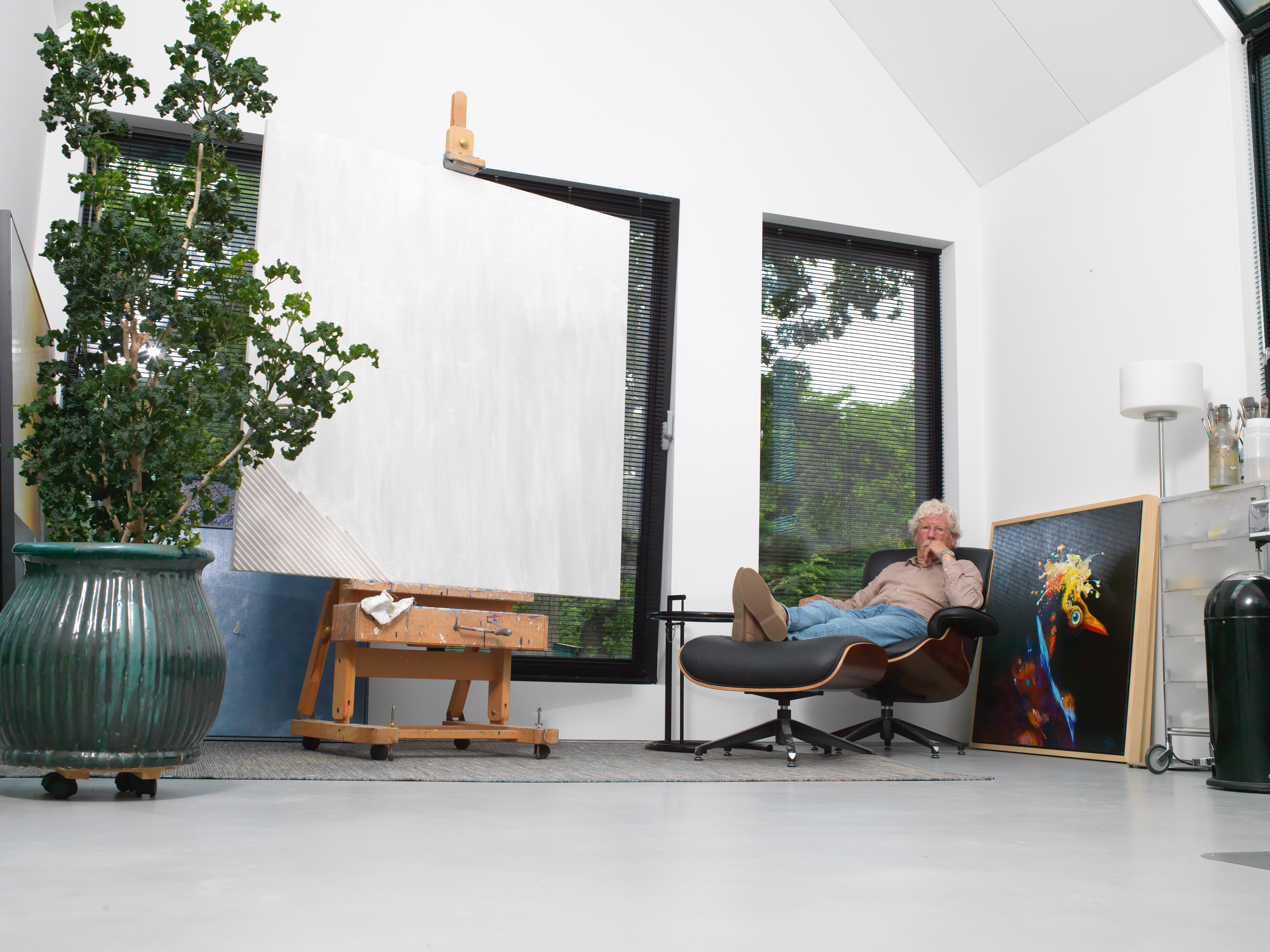 Het atelier van Ton Stas